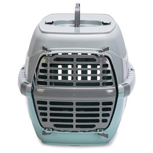 Karlie Transportbox Eco Tourist, aqua 56x36x36cm Katze