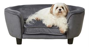 Enchanted pet Enchanted hondenmand / sofa coco donkergrijs 67,5x40,5x30,5 cm