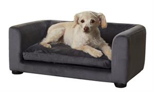 Enchanted pet Enchanted hondenmand / sofa cookie donkergrijs 67,5x40,5x25,5 cm