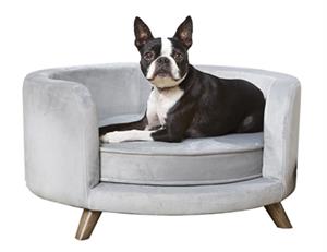 vandermeer ENCHANTED HONDENMAND SOFA ROSIE GRIJS 68,5X68,5X35,5 CM