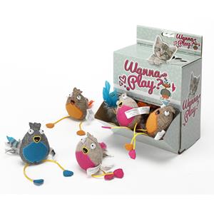 Ebi Wanna Play Vogel Catnip & Rattle
