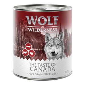 Wolf of Wilderness 6x800g The Taste of The Taste Of Canada  Hondenvoer