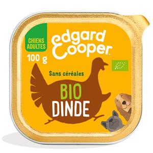 100g Adult Biokalkoen Edgard & Cooper Hondenvoer Graanvrij
