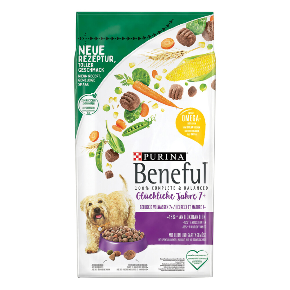 Beneful 7+ met Kip, Tuingroenten en Vitaminen Hondenvoer - 1,4 kg