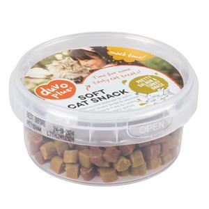 Duvo+ Zachte kattensnack kalkoen & zalm 100g