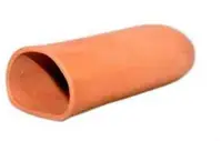 CeramicNature Leghol Medium Rond Rood - 12x5x4cm