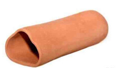 CeramicNature Leghol Large Driehoek Rood - 16,5x6x4,5cm