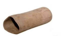 CeramicNature Leghol Large Driehoek Bruin - 16,5x6x4,5cm