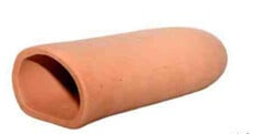 CeramicNature Leghol Large Rond Rood - 14,5x6,5x4,7cm