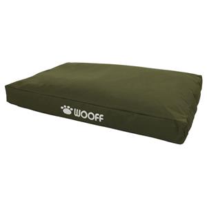 Wooff All Weather Matras ortho Olijfgroen XLarge hondenkussen 110x70x15 cm
