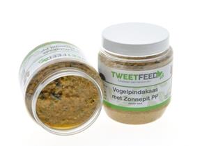 Tweetfeed Vogelpindakaas Zonnebloempitten 350 gram PP 12 stuks