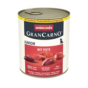 Animonda GranCarno 6 x 800 g Kalkoen  Original Junior Hondenvoer