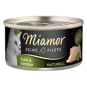 Miamor Fijne Filets Naturel 6 x 80 g Kattenvoer - Kip & Groenten