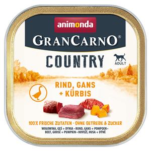 Animonda GranCarno 22x150g  Adult Country Rund, Gans & Pompoen Honden Natvoer