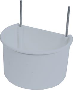 De Boon Papegaaienpot met Metalen Haak Wit