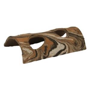 CeramicNature Half-Log Mixcolour - Aquarium - Ornament - 18x10x6 cm M