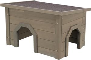 Trixie natura small animal house 50 × 30 × 37 cm grey-green