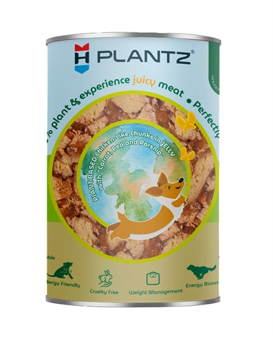 vandermeer HENART PLANTZ VLEESACHTIGE KIP STUKKEN IN JELLY 400 GR