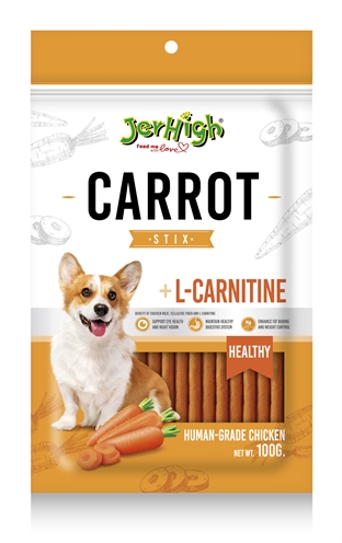 Jerhigh carrot stix met kip en l-carnitine