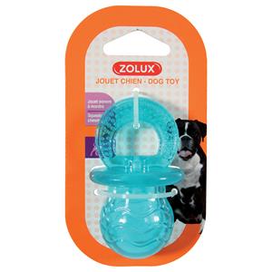 Zolux hondenspeelgoed Pop, blauw 4,5x 4,5x 7,7cm Hond