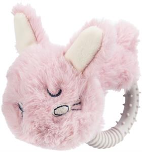 TRIXIE PLUCHE HAAS MET TPR RING VOOR PUPPY 14 CM
