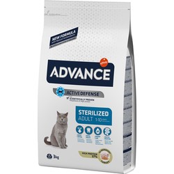 Affinity Advance Advance Sterilized met Kalkoen Kattenvoer - Dubbelpak: 2 x 3 kg