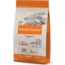 Natures variety Original sterilized turkey no grain