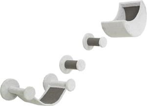 Trixie wandset pluche van 4 stuks kat
