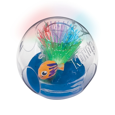 vandermeer KONG BAT-A-BOUT AQUARIUM MET CATNIP 14X15X15 CM