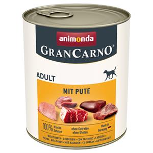 Animonda GranCarno 6 x 800 g  Original Adult Kalkoen