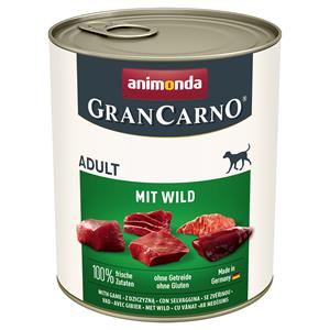 Extra voordelig! animonda GranCarno Original Adult Hondenvoer - met Wild