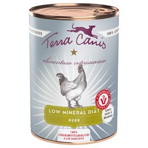 6x 400g Terra Canis Alimentum Veterinarium Mineraalarm Dieet Kip Hondenvoer Nat