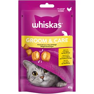 45 g Whiskas Snacks Groom & Care kattensnacks