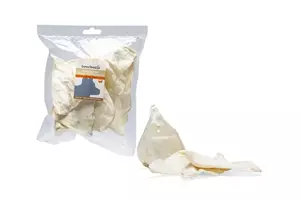 Beeztees Gepofte Runderoren - Hondensnack - Wit - 150 gr