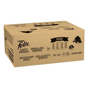 80 x 80 g Heerlijke Reepjes Felix Kattenvoer