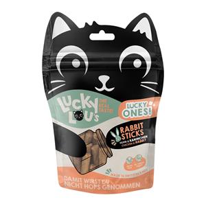 50g Lucky Lou Lucky Ones Sticks Kip & Konijn Kattensnacks