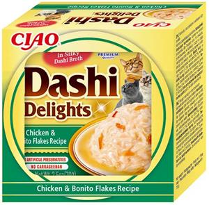 Inaba Dashi Delights kat Kip met bonito vlokken