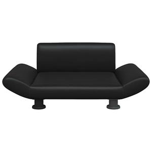 vidaXL Hondenmand 70x45x28 cm kunstleer zwart