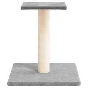 VidaXL Krabpaal met platform 38 cm lichtgrijs
