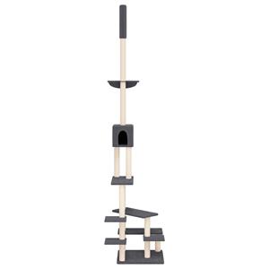 Bonnevie - Kratzbaum Deckenhoch Dunkelgrau 268,5-294,5 cm vidaXL566861
