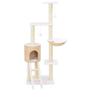 VidaXL Kattenkrabpaal met sisal krabpaal zeegras