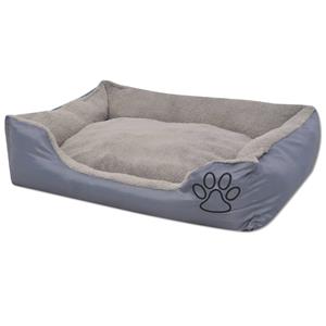 VidaXL Hondenbed met gewatteerd kussen
