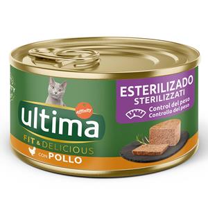 Affinity Ultima 24 x 85 g Ultima Fit & Delicious Sterilized nat kattenvoer met kip