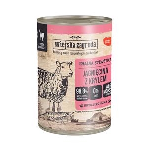 12x400g Wiejska Zagroda Cat Lam en Krill natvoer voor katten