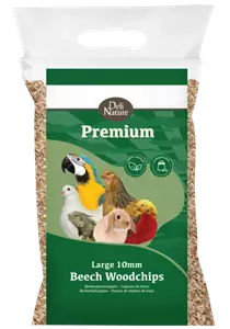 Deli nature Beukenhoutsnippers 10 mm grof 5kg