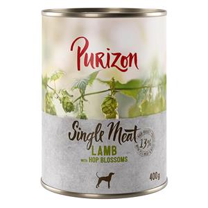 Purizon Single Meat 6 x 400 g - Lam met hopbloesem