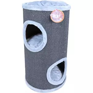 De Boon Klimton Sisal 2 Gaats | 42x42x75cm Zwart/grijs