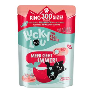 6x300g Lucky Lou Adult Gevogelte & Tonijn nat kattenvoer