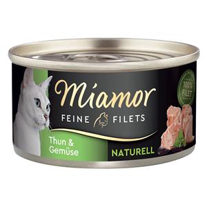 Miamor Fijne Filets Naturel 6 x 80 g Kattenvoer - Tonijn & Groenten