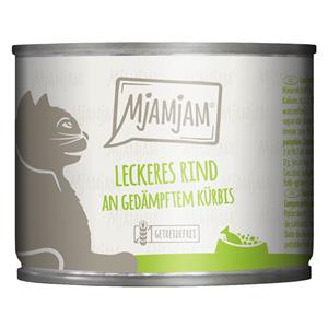 6x200g MjAMjAM lekker rund op gestoomde pompoen kattenvoer nat
